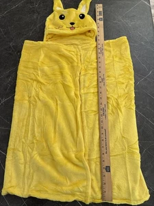 Super Soft Pokemon Pikachu Hooded Throw Kids (180) - Picture 1 of 3