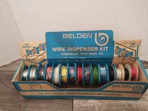 De colección. Kit dispensador de alambre Belden #9530 (15 rollos) 6 unidades sellado - Imagen 1 de 7