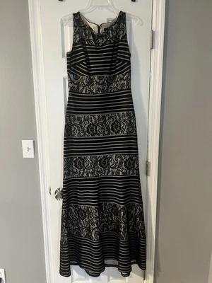 Vestido de noche Sangría para mujer negro de encaje y lentejuelas talla 6 Foto 1 de 4