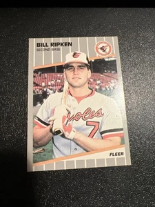 Fleer 1989 - Billy Ripken #616 scatola nera su pomello a pipistrello - Foto 1 di 3