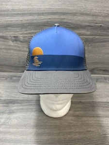 Sombrero de camionero Pistil Davis ajustable puesta de sol unisex azul - Imagen 1 de 8
