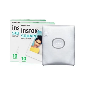 Fujifilm Instax Square Link Smartphone Fotodrucker WLAN mit 20 Shot Pack  - Bild 1 von 5