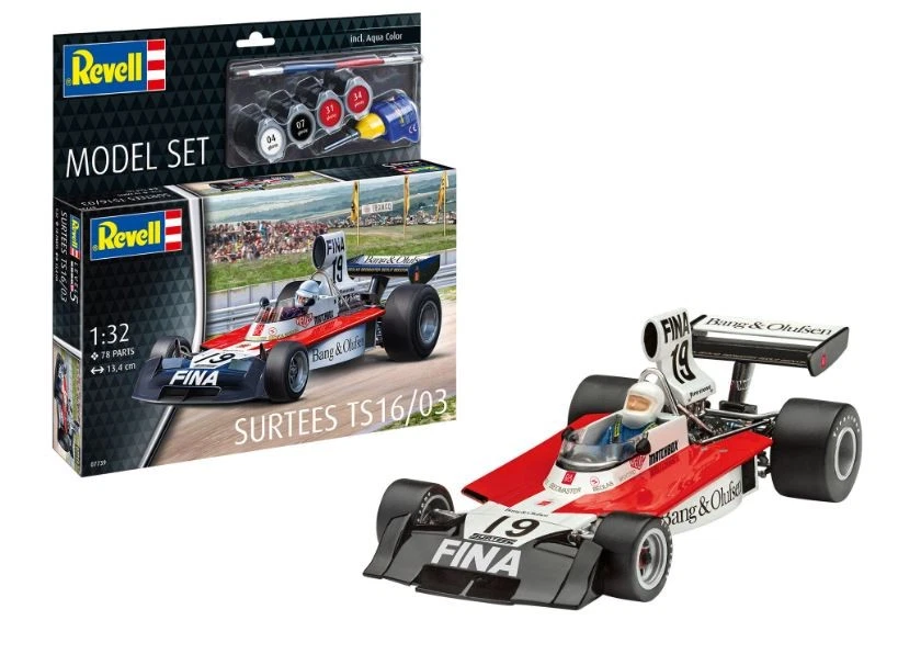 Modellino model kit formula 1 f1 SURTEES TS1603 scala 1:32 modellismo - Immagine 1 di 1