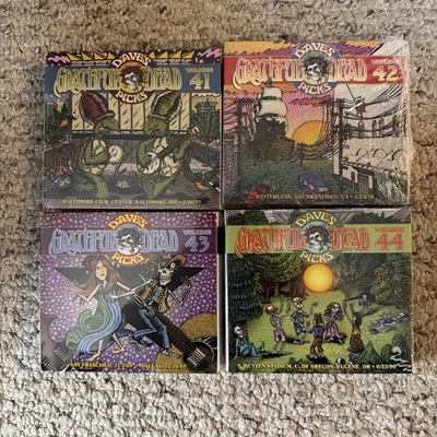 Grateful Dead Dave's Picks Complete Sub 2022 VOL 41 42 43 44 CDs + BONUS SEALED - Image 1 of 2