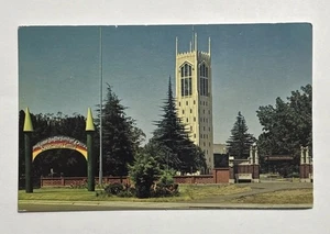 Burns Tower University of Pacific Stockton California Postcard Unposted - Picture 1 of 2