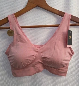 Wacoal BH 40 B-Glatt Bügelfrei Bralette 835275 Pullover Rose Mauve Neu mit Etikett  - Bild 1 von 9