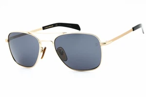 DAVID BECKHAM DB 7019/S J5G T4 Sunglasses Gold Frame Silver Lenses 55mm - Picture 1 of 4