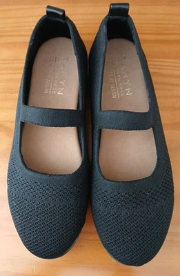Zapatos para mujer Taryn Rose flexibles Mary Jane sin cordones negros talla 38  Foto 1 de 4