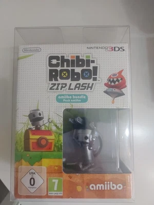 Chibi Robo Zip Lash Amiibo & Game Bundle Pack 3DS New Sealed  - Image 1 of 3