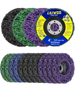 12 Pack Strip Discs for Angle Grinder, Grinder Wheel, Abrasive Wheels Grindin... - Picture 1 of 6