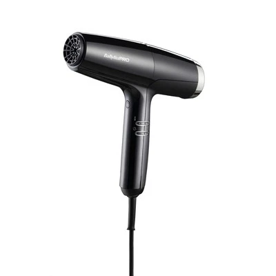 BABYLISS PRO BaBylissPRO Falco Haartrockner Digital Highspeed Schwarz/Silber BAB8550BE