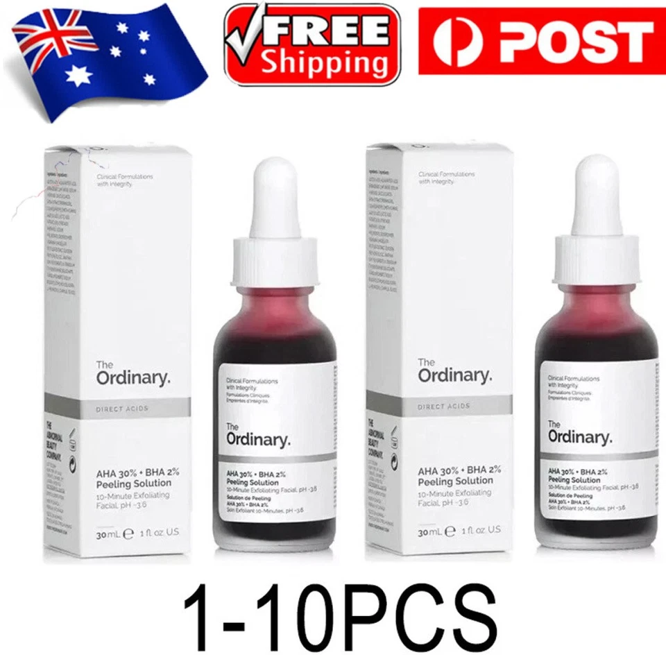 THE ORDINARY AHA 30% + BHA 2% Peeling Solution 30ml – Clears Blemishes & Pores - image 1 of 4