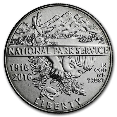 2016-D National Park Service Clad 1/2 Dollar BU (Box & COA) - Image 1 of 3