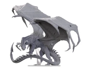Monstruos y Enemigos Maravillosas Minis Sin Pintar de Nolzur - Dragón Negro Adulto - Imagen 1 de 1