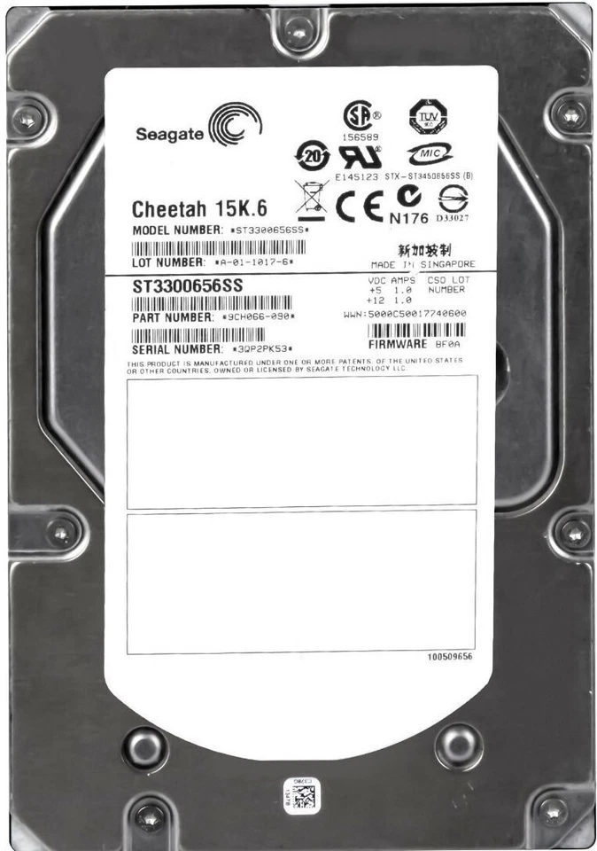 Disk Seagate Cheetah 15K.6 ST3300656SS 300GB 15000U/Min 16MB SAS 3.5 " Pollici - Immagine 1 di 3