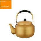 Kitchen Accessories Gold Aluminum Water Kettle Portable Teapot Coffee Pot