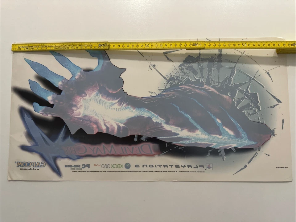 Devil May Cry Capcom Werbung Reklame Sticker Fensterbild Wandbild Aufkleber Neu - Bild 1 von 1