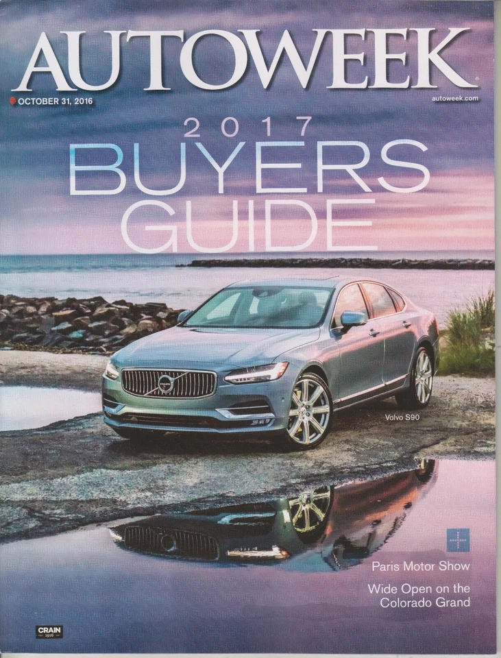 Autoweek Magazine October 31, 2016  2017 Buyers Guide; Paris Motor Show (Magazi - Image 1 of 1