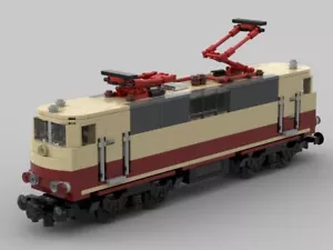 LEGO City MOC Eisenbahn Bauanleitung Baureihe 181.2 von der SEL - Bild 1 von 1