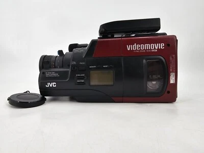 JVC GR-60U Video Movie Camcorder GR-60 Red VHS-C Compact UNTESTED AS-IS - Image 1 of 4