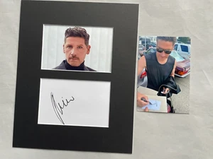 CHRISTOPH SCHNEIDER 'Rammstein' signed Passepartout 24x30 Autogramm + Beweisfoto - Picture 1 of 1
