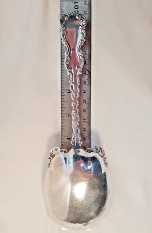 Gorham Whiting 1891 LOUIS XV Sterling Silver Giant Berry  Serving Spoon  9" 83 g Cover