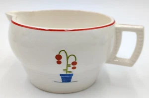Vintage American Limoges Posey Shop Triumph Creamer Art Deco Design anni 40 Kitsch - Foto 1 di 11