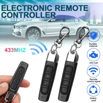 433MHz Funk Fernbedienung Universal Garagentor Kabellos Schlüsselbund Duplikator - Bild 1 von 4