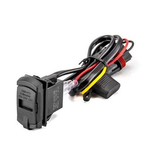 WSAYS Dual USB Wire Kit w/LED Voltmeter Display For Polaris RZR PRO R/R 4 Pulse - Bild 1 von 11