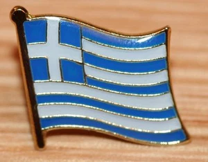 GREECE Greek Flag Country Metal Lapel Pin Badge - Picture 1 of 1
