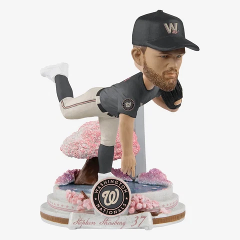 Stephen Strasburg Washington Nationals 2022 City Connect Bobblehead MLB Cover