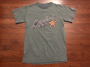 CAMISETA UNIVERSIDAD DE MARYLAND HOMBRE PEQUEÑA GRIS VINTAGE CAMPEÓN TERPS TERRAPIN e - Imagen 1 de 6