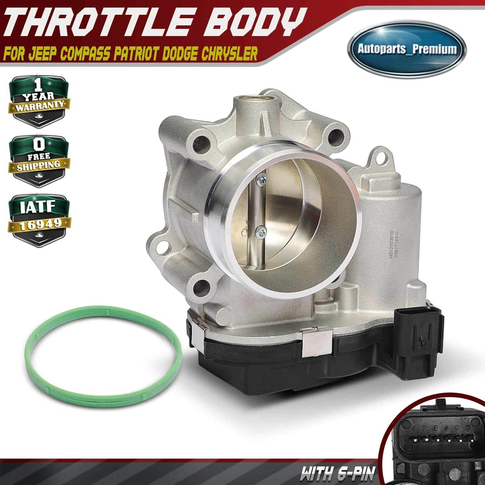 Cuerpo del acelerador para Jeep Compass Patriot Dodge Journey Avenger calibre Chrysler Foto 1 de 4