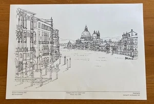PRINT “EMERGING FROM THE GRAND CANAL, VENICE, ITALY 2004” - Picture 1 of 3