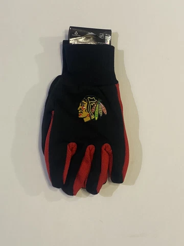 NHL Chicago Blackhawks Team Utility Gloves OFSA Cover