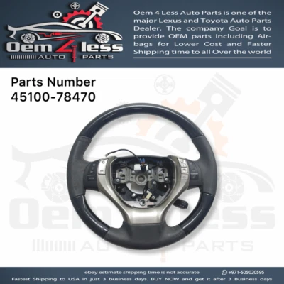 Volante Lexus ES350 2013, 2014, 2015, 2016 OEM 45100-48470 Foto 1 de 4