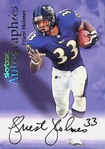 1999 SkyBox Premium Molten Metal Autographics #41   Priest Holmes - Picture 1 of 2