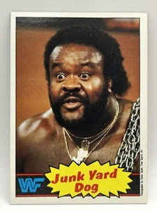 JUNK YARD DOG 1985 Topps WWF Rookie Card #4 RC SP (NEAR MINT-MINT) WWF - Picture 1 of 3