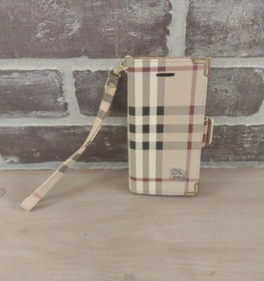 Burberry iPhone 6 Funda Teléfono Billetera Muñequera (Ver Descripción) Foto 1 de 4