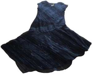 Emily West girls size 14 blue sheer lined mermaid dress - Picture 1 of 3