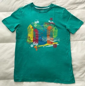 CAMISETA GAP NIÑOS VERDE Y MULTICOLOR ESTAMPADO FRONTAL TALLA XL (#12) - A10/12 - Imagen 1 de 3