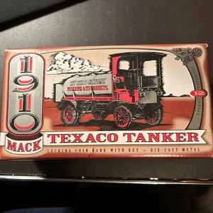 Texaco Tanker Coin Bank Mack 1910 ERTL Collectibles Vintage 1995 *NEW IN BOX - Picture 1 of 3