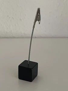 Fotohalterung 12cm Kärtchenhalter Hochzeit Geburtstag Würfel Fotohalter Klammer - Bild 1 von 4