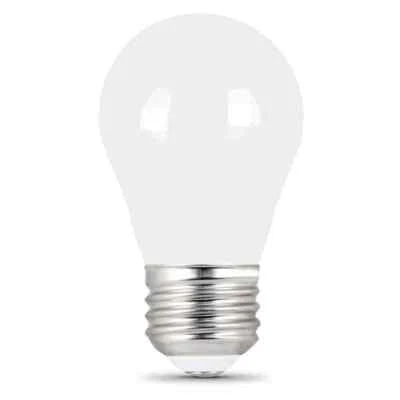 Feit Electric 25-Watt Equivalent A15 Dimmable CEC 90+ CRI White Glass(6-Pack) - Image 1 of 4