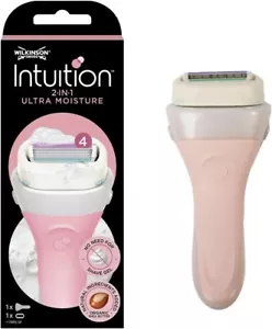 WILKINSON SWORD - Intuition Ultra Moisture Razor For Women | No Shave Gel Needed - Picture 1 of 5