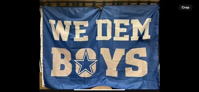 Dallas Cowboys Flag We Dem Boys 83 дюйма x 53 дюйма - Изображение 1 из 4