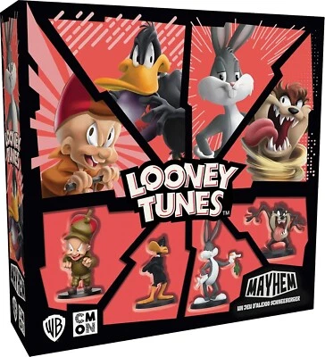 Asmodee Cmon Looney Tunes Mayhem Juego de mesa Juego de lucha 2 a 4 jugadores - Imagen 1 de 4