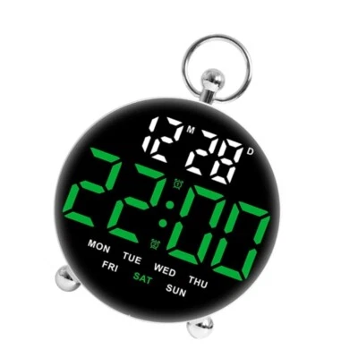Contemporary LED Digital Clock With Builts In Double Alarm Double Power Supply - Image 1 of 4