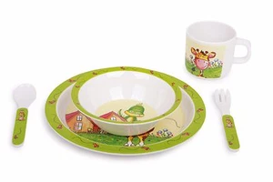 Kindergeschirr Tobi und Lilly 5 tlg. Set - Bild 1 von 2