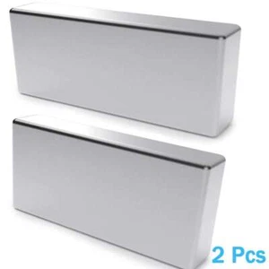 2Pcs N52 Block Strong Neodymium Magnets Rare Earth Lifting Magnets 50*25*10mm US - Picture 1 of 11